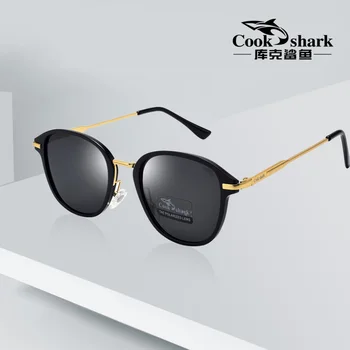 Kuhamo Shark Sončna Očala Ženski Polarizer Sončna Očala Ženski Neto Rdeče Korejski Plima Voznik Osebnost Očala