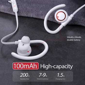 Baseus S17 Brezžične Slušalke Bluetooth 5.0 Slušalke Za Huawei Xiaomi Telefonov Slušalke Za V Uho Brsti Nepremočljiva Šport Stereo Slušalke Čepkov