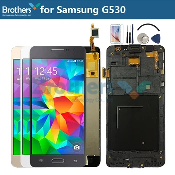 Za Samsung Galaxy Grand Prime G530 LCD-Zaslon Z Okvirjem G530F SM-G530F G530H LCD Zaslon, Zaslon na Dotik, Računalnike Skupščine Test