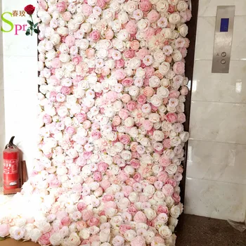 SPR 4*8 ft roll up cvet steno poročno dekoracijo cvet stranka priložnost fazi ozadje dekorativni cvet tabela centerpiece