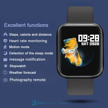 P80 Pametno Gledati 2021 Moški Ženske Smartwatch Fitnes Tracker Sport Nepremočljiva Wateches Za Android IOS Digitalne Elektronske Ure