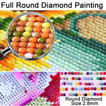 5D diamond mozaik krog vaja navzkrižno šiv cvet Sivke navzkrižno šiv doma dekoracijo DIY diamond slikarstvo cvetje D0262