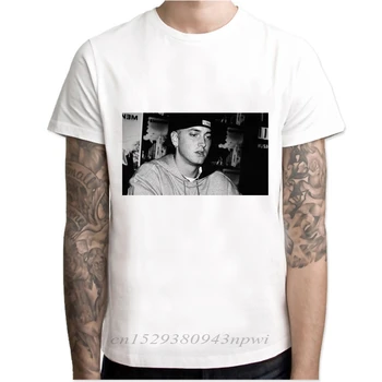 Eminem T-srajce za Moške Umetniškega Oblikovanja Poletje Tee Priložnostne Srajce Ulične Vrhovi Nove zabavne Majice Bele camisetas hombre