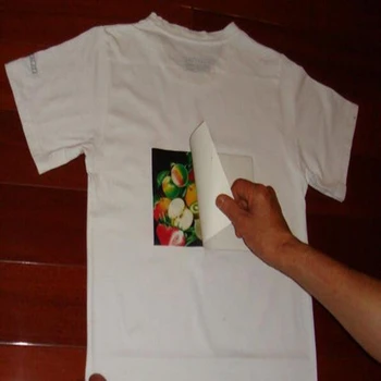 10PCS Listi T-Shirt A4 Prenos Toplote Papirja, Železa Na Inkjet Prenos Toplote Papir Za Svetlobo, barve Tkanine Krpo Toplotne Dye Črnilo