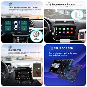 EKIY avtoradia Za Chevrolet Jadro 3 Leta 16 17 18 Android 9.0 Navigacija GPS Večpredstavnostna tipka Navi Player Samodejno Stereo Vodja Enote BT 4G