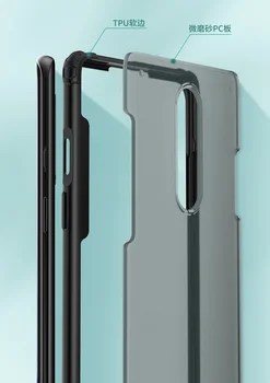 Zaščitna torbica za OnePlus 8 črni okvirji, ultra hibridni seriji z caseport