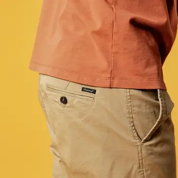 SIMWOOD 2020 Poletje Nove Trdne Hlače Moški Bombaž Slim Fit Koleno Dolžina Casual moški oblačila Visoke Kakovosti Plus Velikost 9 Barva na voljo