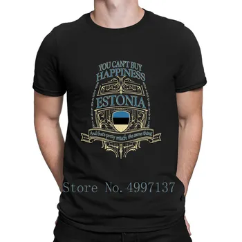 Estonija Kamiondžija Skp T Shirt Poletnih Oblačil Modelov S-3xl Humor Grafični Letnik Bombaž Majica