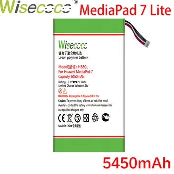 Wisecoco 5450mAh Baterija Za Huawei MediaPad 7 Lite s7-301u HB3G1 HB3G1H Mobilni Telefon+Številko za Sledenje