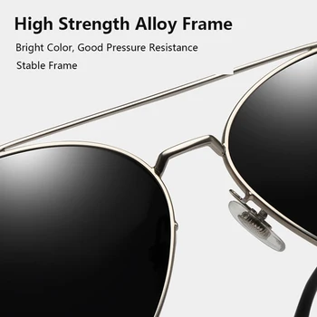 KATELUO 2020 Moške Pilotni Polarizirana sončna Očala UV400 Očala za Sonce, Classic, Vožnja Očala Očala Pribor Za Moške 7701