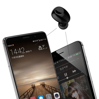 NVAHVA Brezžične Bluetooth Slušalke 10 Ur Glasbe Časa, Bluetooth Slušalka Slušalke za prostoročno telefoniranje Za iPhone, Android Pametni Telefon Vožnje