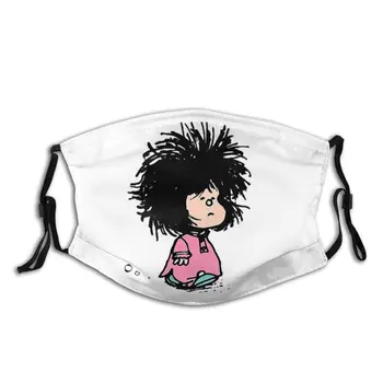 Mafalda Z Novo postavljeno, ki Niso za Enkratno uporabo Trendy Usta Masko Proti Vetru Dustproof s filtri Držalo zaščitni Pokrov Žarilna