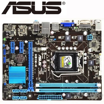 Original ASUS H61M-K matični plošči za intel LGA 1155 DDR3 USB2.0 16GB DVI VGA H61 useddesktop matične plošče, plošče