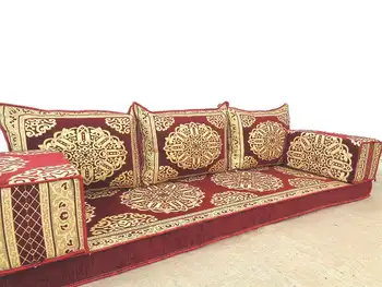 Arabski Tla Majlis Prostor Za Sedenje Orientalski Blazine Prevleke Hookah Bivalni Prostor Kavč Arabski Kavči Tla Kavč Tla Prostor Za Sedenje