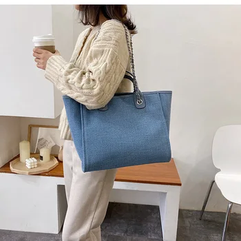 2020 novo korejska različica visoke kakovosti platna, ročne torbe z veliko kapaciteto, moda ramo torbe blagovne znamke oblikovalec torbice