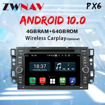 Za Chevrolet Captiva Aveo Lova Gentra Epica Android 10 DSP Avto Radio Multimedijski Predvajalnik Videa 2002-2012 za radijsko Navigacijo GPS