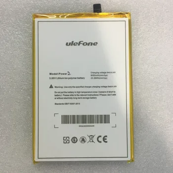 Nadomestna Baterija Za Ulefone Moč 2 Power2 mobilni telefon 6050mAh Polnilne Li-polimer Baterij Batteria Testirani