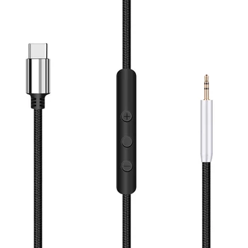 USB Tip C 2,5 mm OFC Zamenjava Stereo Avdio Kabel Podaljšek Žice za AKG Y500 N60NC N700NC M2 N60 Y50BT N90Q Slušalke