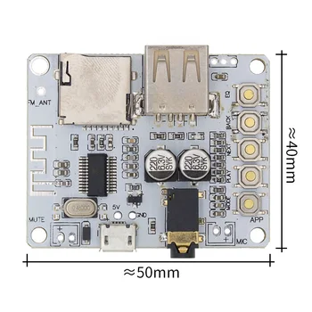 Bluetooth Audio Sprejemnik ploščo z USB TF kartico v Režo za dekodiranje predvajanje pre-amp izhod A7-004 5 2.1 Brezžične Stereo Glasbe
