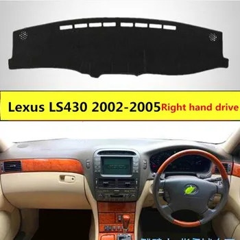 TAIJS Poliestrskih Vlaken avto armaturne plošče kritje za Lexus LS430 2002-2005 desni pogon Auto nadzorna plošča zaščitni mat Lexus