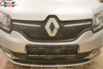 Pozimi kritje za Renault Logan II~2019 plastike ABS reliefni sprednji odbijač avtomobila styling pribor dekoracijo
