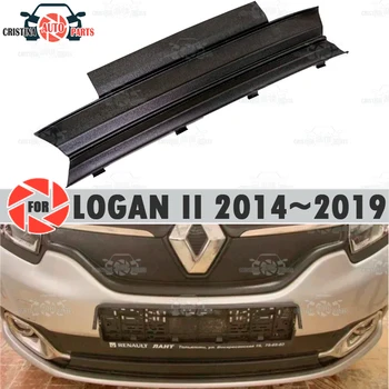 Pozimi kritje za Renault Logan II~2019 plastike ABS reliefni sprednji odbijač avtomobila styling pribor dekoracijo
