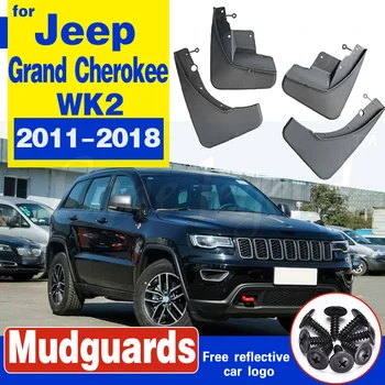 Za Jeep Grand Cherokee WK2 2011-2018 Sklop Spredaj Zadaj Avto Blato Zavihki Mudflaps Splash Varovala Blato Zavihek Blatniki 2012 2013