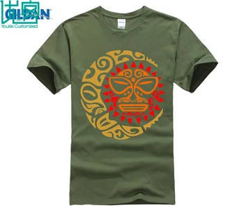 Maorov Sun Moon Majica S Kratkimi Rokavi Za Tradicionalni Umetnosti Živali