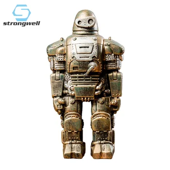 Strongwell Ameriški Retro Industrijski Robot Kiparstvo Namizje Figur Smolo Obrti, Vina Kabineta, Doma Okras, Darilo Za Rojstni Dan
