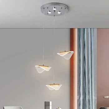 Nordijska Minimalističen LED Obesek Luči za dnevno Sobo, Restavracijo, Spalnica Obesek, Svetilke, Okrasni Razsvetljava