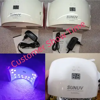 SUNUV SUN9X Plus lak za Lase UV LED Svetilko z LCD Zaslonu se Števec Gumb 36W Manikura Stroj za Sušenje Gela