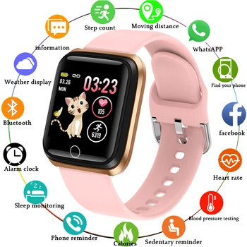 LIGE VROČE Prodaja Pametnih Gledajo Ženske, Šport Pametna Zapestnica Nepremočljiva Watch Pedometer Srčnega utripa Smartwatch za Android ios