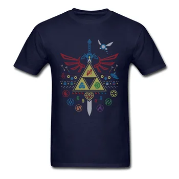 Pesem Božični Čas T-shirt Za Moške Legend Of Zelda T Shirt Hyrule Bojevnik Vrhovi Igralec Oblačila Kul Black Tshirt