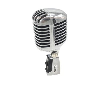 KSOAQP Kovinsko Lupino Telo za 55SH II Strokovni Dinamični Vokalni Mikrofon Klasične Vintage Stil Microfone 55 SH Series II
