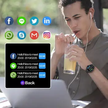 TagoBee ZL05 Polno-Zaslon na Dotik Pametno Gledati Moške Dejavnosti Sledilci IP67 Nepremočljiva Srčnega utripa Za Android iOS Smartwatch