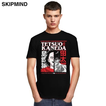 Moda Akira Shima Tetsuo T Shirt Japonski Anime Bombaža T-shirt Kratek Rokav Neo Tokyo Shotaro Kaneda Tee Oblačila Blaga