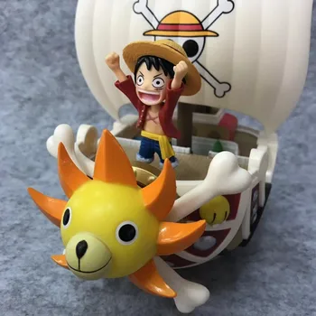 Anime Enem Kosu Monkey D. Luffy Ladje Ver PVC Dejanje Slika Zbirateljske Model lutka igrača 21 cm