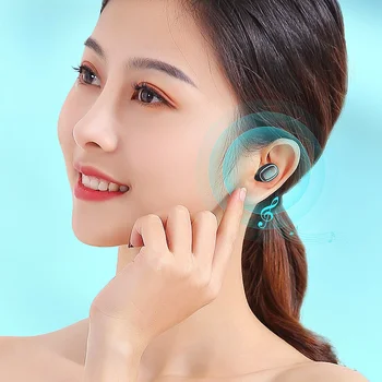 A10 Moving Coil Železa Brezžična tehnologija Bluetooth 5.0 Slušalke TWS Mini HI-fi V uho Šport Teče Slušalke Za Xiaomi Samsung IPhone