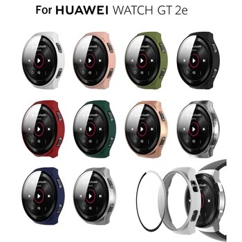 Celotno Zaščitno Ohišje Pokrov za Huawei Watch GT2e GT 2e Kaljeno Steklo Film za Huawei Watch GT 2E Gledajo Odbijač Primeru Dodatki