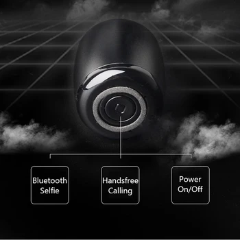 NOVO TWS BM3 Kovinski Super Mini Brezžični Bluetooth Zvočnik Prenosni Majhen Žep Velikost s Selfie Daljinski upravljalnik Mikrofon Vrvica za opaljivanje tega