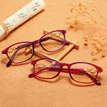 Retro Obravnavi Očala Anti-Modra Svetloba Presbyopic Očala Ženske High-End Zaščito Za Oči Daljnovidnost Očala Dioptrije+1.0~+4.0