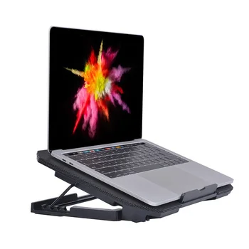 Prenosni Hladilnik za Hlajenje Pad 2 USB Vrata in Dve Hladilni Ventilator Nastavljiva Hitrost Notebook Stand za 12-17 palca Za Macbook Lenovo PC