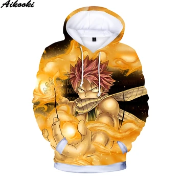 2020 Nova Moda Fairy Tail 3D Hoodies Moški/Ženske Modni Priložnostne Harajuku Anime Hoodies Smešno 3D Tiskanja Fairy Tail Sweatshirts