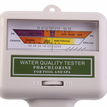 PC101 PH Meter Prenosni Merjenje Kakovosti Voda PH in Klora CL2 Tester Merilnik PH Tester za Bazen, Spa Akvarij