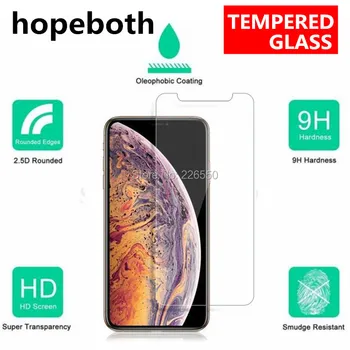 Hopeboth 100 kozarcev 9H eksplozijam Kaljeno Steklo Mobilni Telefon Zaslon Protektorstvo Film Za iPhone XS XR XS Max X 8 7 plus 6plus