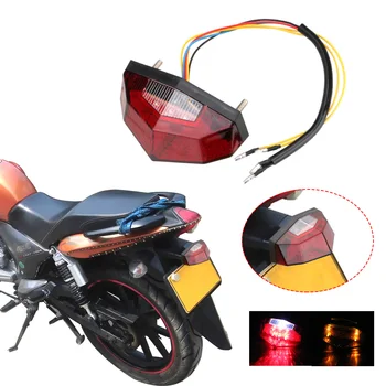 Motorno kolo 11 LED Rep Svetlobe Kazalnik Signala Motocikla Blinker smerokaze Stop Zavorne Luči Motornih Pribor Univerzalni