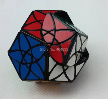 MF8 Bauhinia Dodecahedron Črna Kocka Twsit Puzzle Izobraževalne Igrače, ideja za Darilo Padec Ladijskega prometa