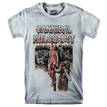 Cannibal Holokavsta T Shirt 1980 Filmov Monsieur Cannibal Retro Groza