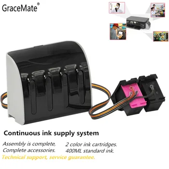 GraceMate Ink Sistem Zamenjava za HP 300 CISS za hp Deskjet D1660 D2500 D2560 D2660 D5560 F2420 F2480 F2492 tiskalnik