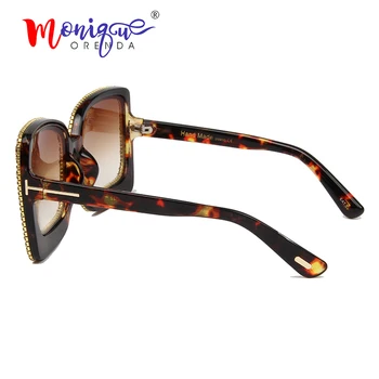 Overiszed 2019 Kvadratnih sončna Očala ženske Luksuzne blagovne Znamke letnik nosorogovo Gradient sončna Očala Moških, odtenki Novo žensko oculos de sol